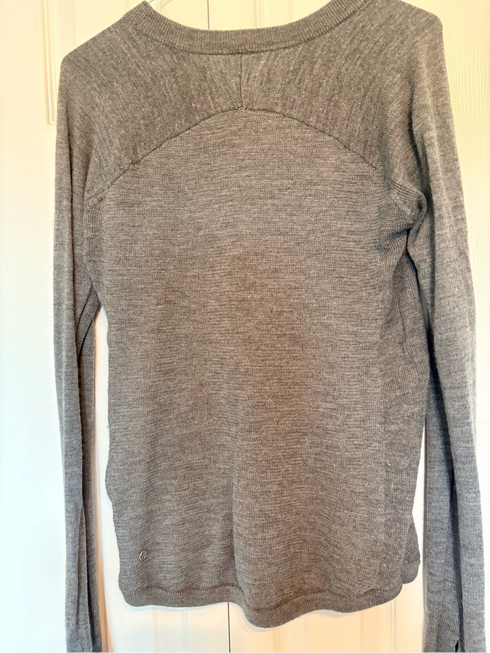 Lululemon Women's Merino Crewneck Sweater - Gray - Picture 2 of 3